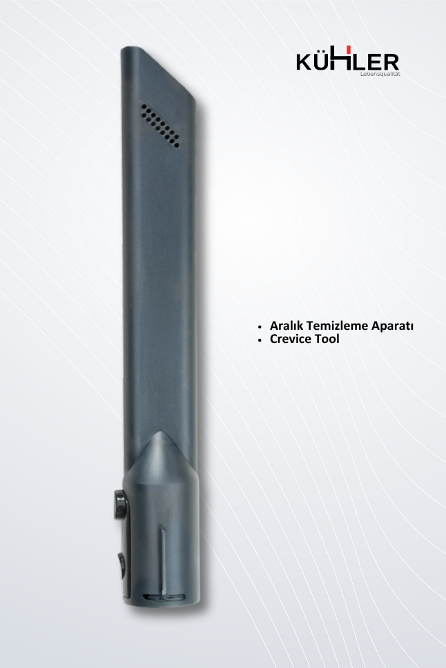 KH-V700 Metalik Gri Kablosuz Şarjlı Elektrikli Dikey Süpürge